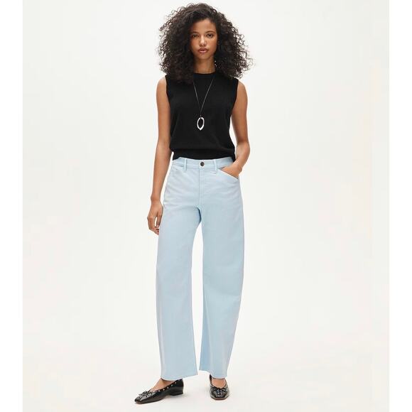 J. Crew Pants - J. Crew Zoe Chateau Blue Barrel Chino Pant NWT size 29